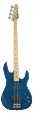 LTD Surveyor-400QM STB бас-гитара 4 струны, 21 лад, цвет See Thru Blue