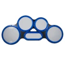 Ahead AHCTPG Chavez Tenor Pad тренировочные пэды 5-тm зон, цвет серый