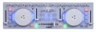 ICON I-DJ WHITE DJ midi контроллер USB, 2 сенсорных диска