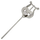 APM TR9500N Лира для трубы, прямая, никель