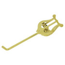 APM 501LQ Лира на трубу, изогнутый стержень, лак