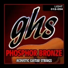 GHS S325 Phosphor Bronze 12-54  струны акустической гитары, 6 струн