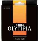 Olympia AGS 120 Acoustic 80/20 Bronze струны акустич. гитар, 12 струн