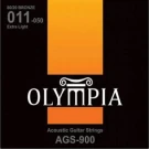 Olympia AGS 900 Acoustic 80/20 Bronze струны акустических гитар, 6 шт.