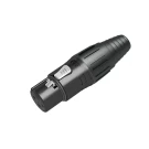 Seetronic SCSF3-B разъем кабельный XLR3F гнездо, чёрный
