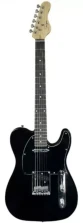 Smiger S-G17-BK электрогитара 6 струн, 22 лада, черная
