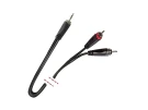 Work MK 71 Y-кабель  2хRCA - 1 mini jack, длина 3 м,  черный