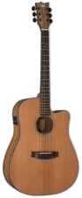 LTD D-320E NS электроакустическая гитара 6 стр. 20 ладов Natural Satin