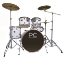 PC drums WAR2205 WH недорогая ударная установка, 5 барабанов, белая