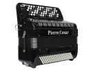 Pierre Cesar PCB-5120 BKP баян, 70/120, 7+2 регистра, цвет чёрный перламутр