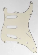 Donlis ST-SSS-VW пикгард Strat, S-S-S, 3 слоя, Vitage White