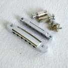 Donlis TOM001-CR струнодержатель Tune-o-matic, 52,5 мм, хром