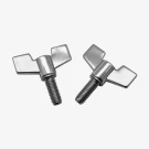 Danmar 511 винт с резьбой 8 мм, хромированный, 2 штуки