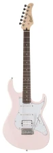 Cort G200 PPK электрогитара 6 струн, 22 лада, цвет Pastel Pink