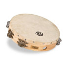 Latin Percussion CP380 тамбурин 10'' деревянный, два ряда стальных пар тарелочек