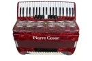 Pierre Cesar PCA2008 RDР аккордеон 120/41 7+2 цвет красный перламутр