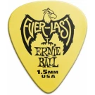 ERNIE BALL 9195 медиатор Everlast делриновый нескользящий 1,5мм жёлтый