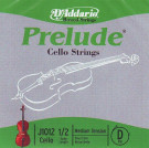 J.D'Addario J1012 1/2M струна  Ре для виолончели 1/2