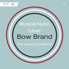 Bow Brand BBN 1F отдельная струна F 1 октавы для арфы, нейлон