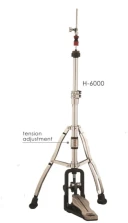 PC Drums H-6000 усиленный хай-хет, 2 ноги, напольная пластина, хром