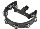 PC Drums PC-TW-16A тамбурин полумесяц двухрядный, черный
