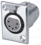 Work MCB 037 панельный разъем гнездо XLR5F