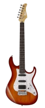 Cort G250 TAB электрогитара 6 струн, 22 лада, цвет Tobaссo Burst