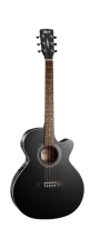 Cort SFX-ME BKS электроакустическая гитара 4/4, цвет черный матовый