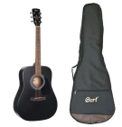 Cort AD810 BKS bag акустическая гитара 4/4, с чехлом, черная