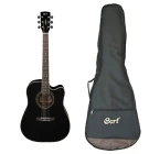 Cort AD880CE BK bag электроакустическая гитара 4/4, чехол, цвет черный