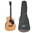 Cort AF515CE OP bag электроакустическая гитара 4/4, цвет Open Pore