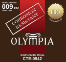 Olympia CTE 0942 струны для электрогитар
