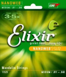 Elixir 11525 NanoWeb струны для мандолины, 4 струны