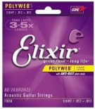 Elixir 11050 PolyWeb 12-53 струны для акустической гитары, 6 струн