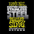 Ernie Ball 2246 струны для эл.гитары Stainless Steel Regular Slinky,10-46