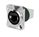 Seetronic SE8FDNH-13 Панельный проходной коннектор RJ-45, тип D, хром