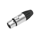 Seetronic SCMF3 разъем XLR3F кабельный гнездо, хромированный
