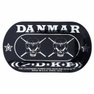 Danmar 210DKSK защитная накладка на пластик Skull, для двойных педалей