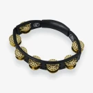 Latin Percussion LP174 тамбурин ручной, пластик, 2 ряда джинглов, латунь