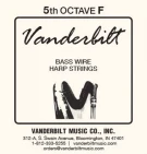 NW5F Vanderbilt струна для арфы F 5 октавы, желтый цвет