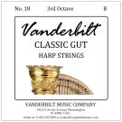 CL3B Vanderbilt Classic cтруна арфы B 3 октавы жильная
