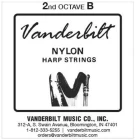 NY2B Vanderbilt Nylon струна арфы B 2 октавы