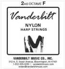 NY2F Vanderbilt Nylon струна арфы F 2 октавы