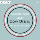 Bow Brand BBN 4F отдельная струна F 4 октавы для арфы, нейлон