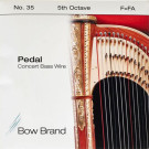 Bow Brand BCW5F Pedal Concert Bass Wire №35 струна для арфы F 5 октавы