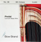 Bow Brand BCW6C Pedal Concert Bass Wire №38 струна для арфы C 6 октавы