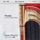 Bow Brand BCW6E Pedal Concert Bass Wire №36 струна для арфы E 6 октавы