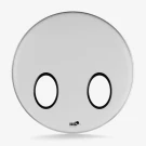 Bass Drum O's BB-24206B барабанный пластик с 2 кольцами 24