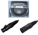 Superfix XMC3101BB-6 микрофонный кабель XLR3M - XLR3F,  6 м