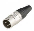 HICON HI-X3CM-V кабельный разъем штекер XLR3M